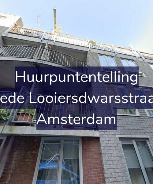 Foto gevel Huurpuntentelling voor Tweede Looiersdwarsstraat 57, Amsterdam