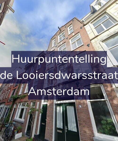 Foto gevel Huurpuntentelling voor Tweede Looiersdwarsstraat 11-1, Amsterdam