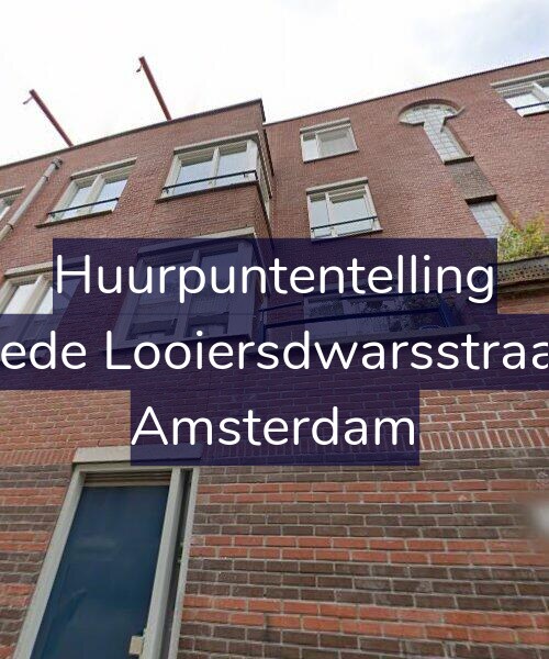 Foto gevel Huurpuntentelling voor Tweede Looiersdwarsstraat 32, Amsterdam