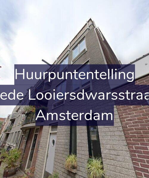 Foto gevel Huurpuntentelling voor Tweede Looiersdwarsstraat 63, Amsterdam
