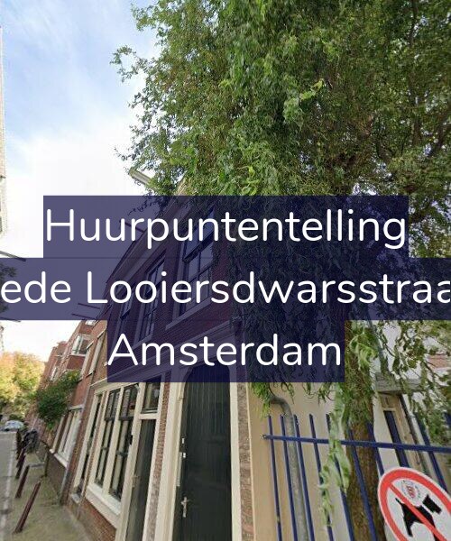 Foto gevel Huurpuntentelling voor Tweede Looiersdwarsstraat 24, Amsterdam