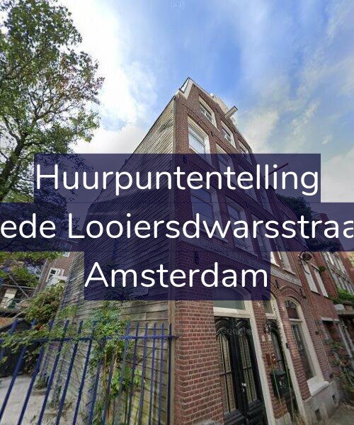 Foto gevel Huurpuntentelling voor Tweede Looiersdwarsstraat 18, Amsterdam