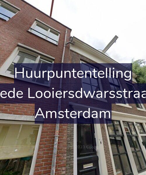 Foto gevel Huurpuntentelling voor Tweede Looiersdwarsstraat 26, Amsterdam