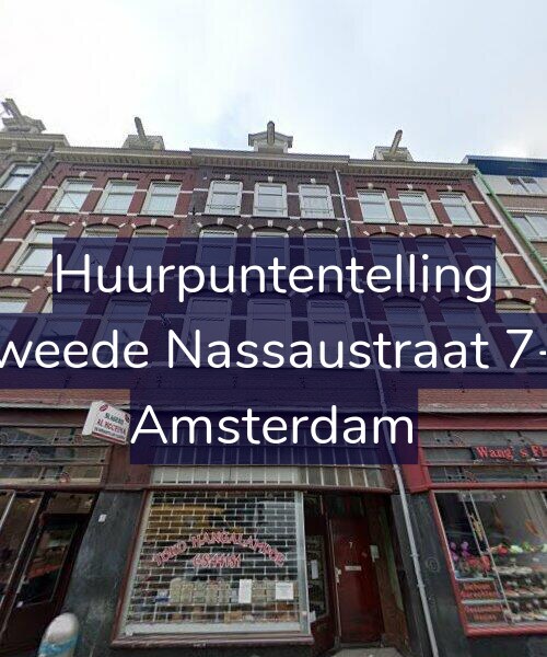 Foto gevel Huurpuntentelling voor Tweede Nassaustraat 7-4, Amsterdam
