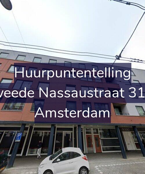 Foto gevel Huurpuntentelling voor Tweede Nassaustraat 31-A, Amsterdam