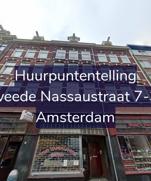 Foto gevel Huurpuntentelling voor Tweede Nassaustraat 7-3V, Amsterdam