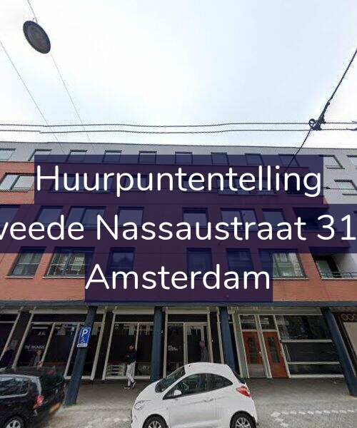 Foto gevel Huurpuntentelling voor Tweede Nassaustraat 31-D, Amsterdam
