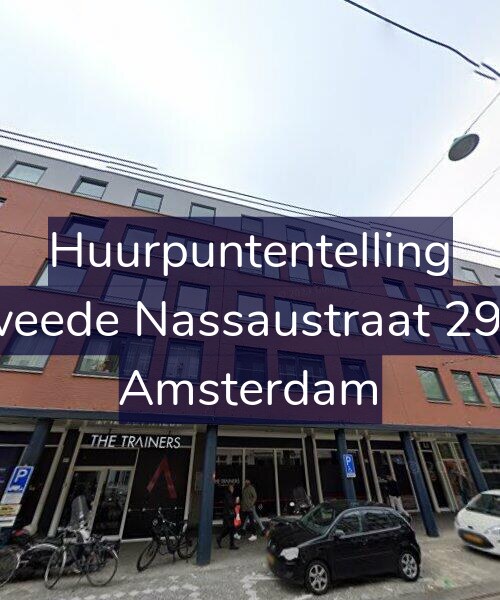 Foto gevel Huurpuntentelling voor Tweede Nassaustraat 29-B, Amsterdam