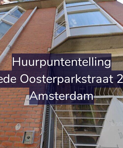 Foto gevel Huurpuntentelling voor Tweede Oosterparkstraat 252-F, Amsterdam