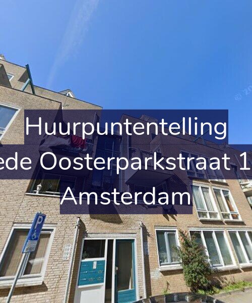 Foto gevel Huurpuntentelling voor Tweede Oosterparkstraat 121-C, Amsterdam