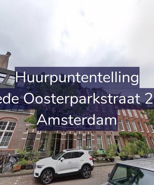 Foto gevel Huurpuntentelling voor Tweede Oosterparkstraat 213-H, Amsterdam