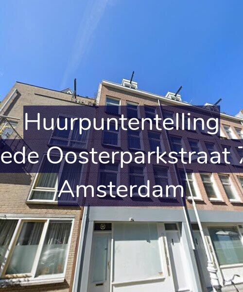 Foto gevel Huurpuntentelling voor Tweede Oosterparkstraat 73-2, Amsterdam