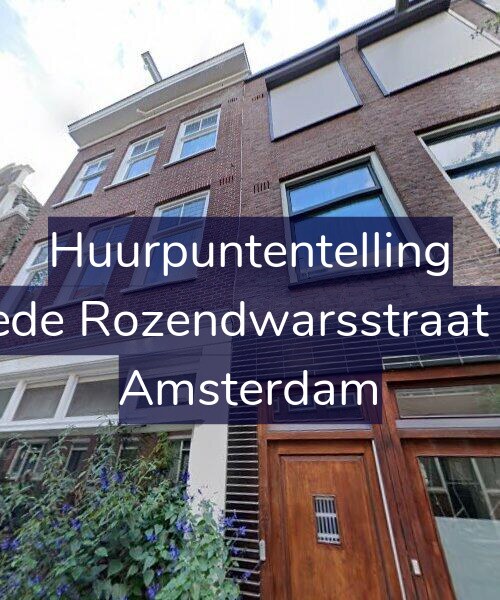 Foto gevel Huurpuntentelling voor Tweede Rozendwarsstraat 12-2, Amsterdam
