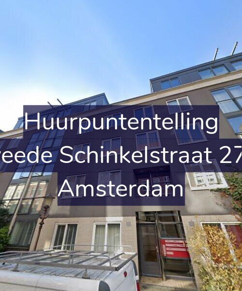 Foto gevel Huurpuntentelling voor Tweede Schinkelstraat 27-D, Amsterdam