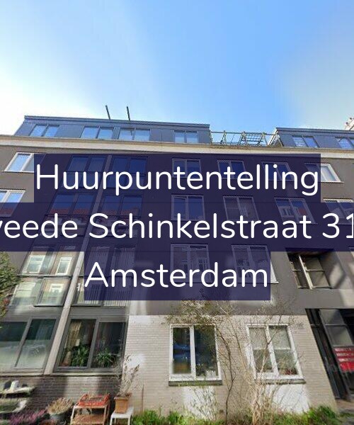 Foto gevel Huurpuntentelling voor Tweede Schinkelstraat 31-B, Amsterdam