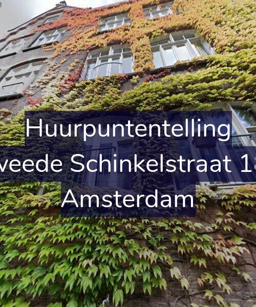Foto gevel Huurpuntentelling voor Tweede Schinkelstraat 180, Amsterdam