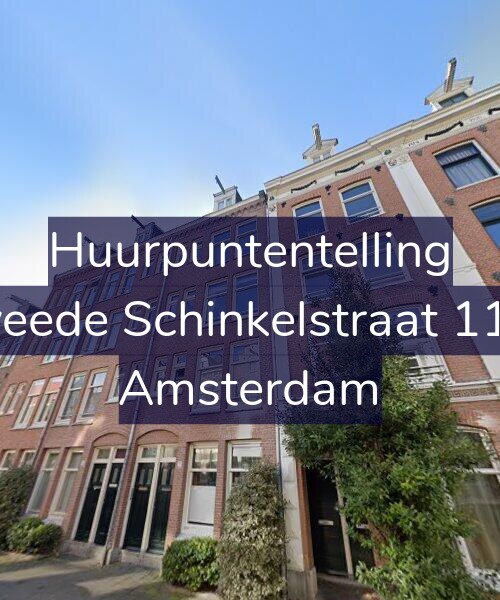 Foto gevel Huurpuntentelling voor Tweede Schinkelstraat 11-H, Amsterdam