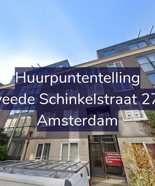 Foto gevel Huurpuntentelling voor Tweede Schinkelstraat 27-E, Amsterdam