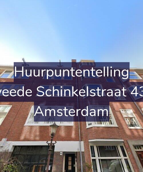 Foto gevel Huurpuntentelling voor Tweede Schinkelstraat 43-3, Amsterdam