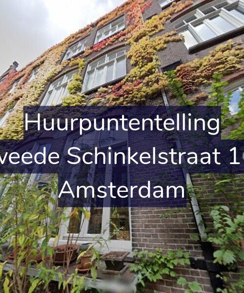 Foto gevel Huurpuntentelling voor Tweede Schinkelstraat 166, Amsterdam