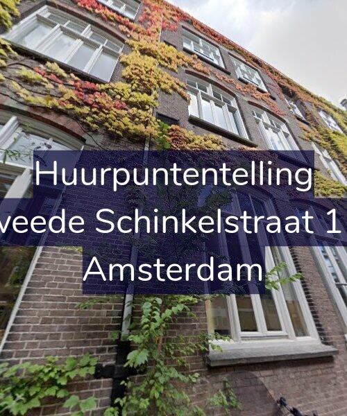 Foto gevel Huurpuntentelling voor Tweede Schinkelstraat 150, Amsterdam