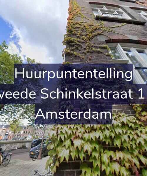 Foto gevel Huurpuntentelling voor Tweede Schinkelstraat 156, Amsterdam