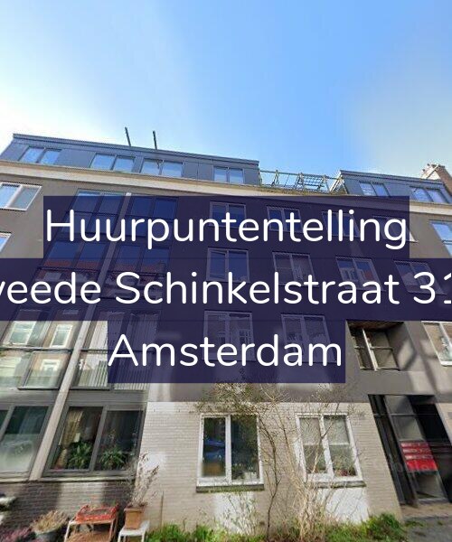 Foto gevel Huurpuntentelling voor Tweede Schinkelstraat 31-E, Amsterdam