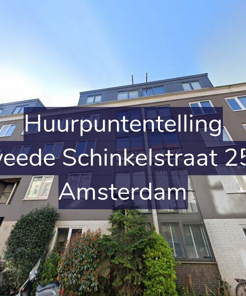 Foto gevel Huurpuntentelling voor Tweede Schinkelstraat 25-E, Amsterdam