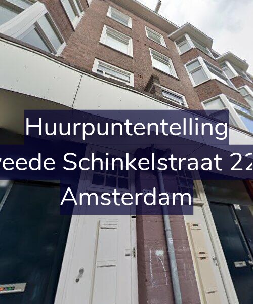 Foto gevel Huurpuntentelling voor Tweede Schinkelstraat 22-A, Amsterdam