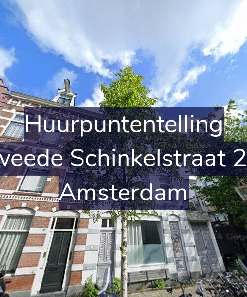 Foto gevel Huurpuntentelling voor Tweede Schinkelstraat 2-1, Amsterdam