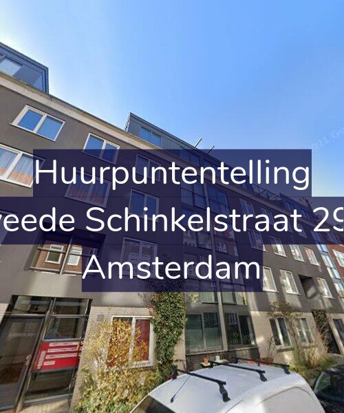 Foto gevel Huurpuntentelling voor Tweede Schinkelstraat 29-A, Amsterdam