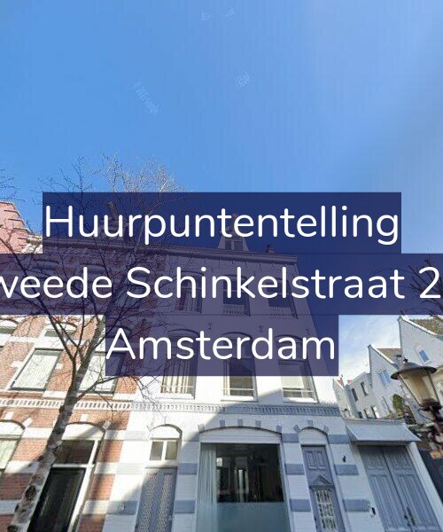 Foto gevel Huurpuntentelling voor Tweede Schinkelstraat 2-2, Amsterdam