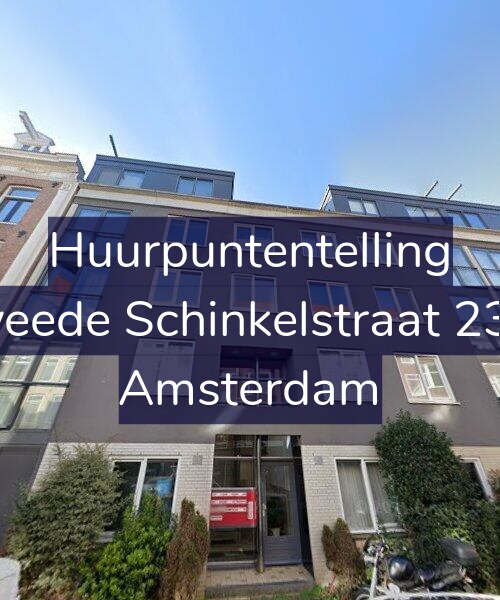 Foto gevel Huurpuntentelling voor Tweede Schinkelstraat 23-B, Amsterdam