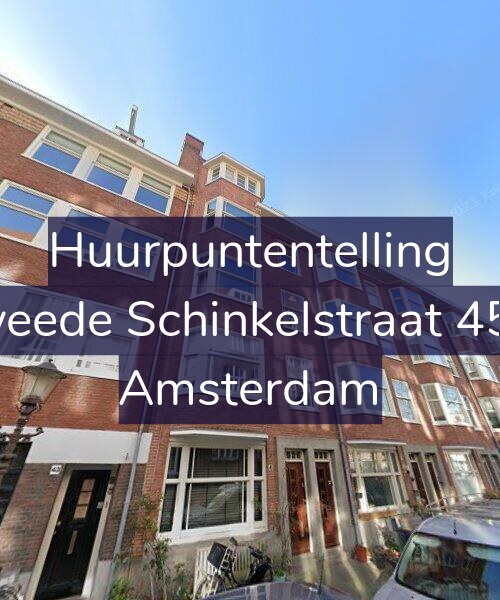 Foto gevel Huurpuntentelling voor Tweede Schinkelstraat 45-1, Amsterdam