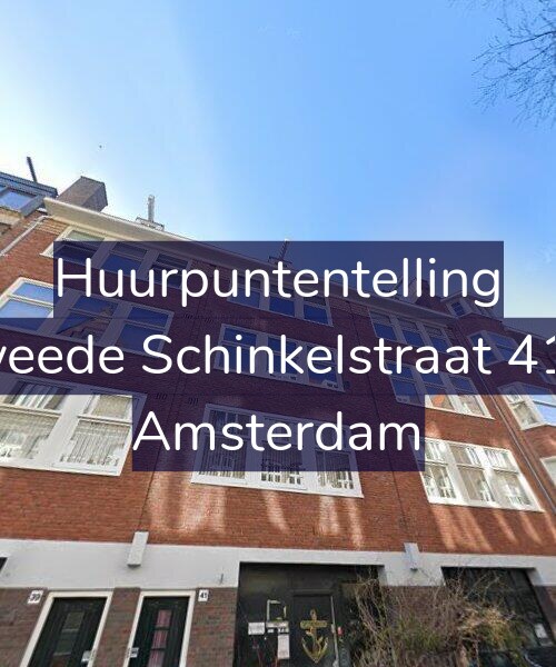 Foto gevel Huurpuntentelling voor Tweede Schinkelstraat 41-3, Amsterdam