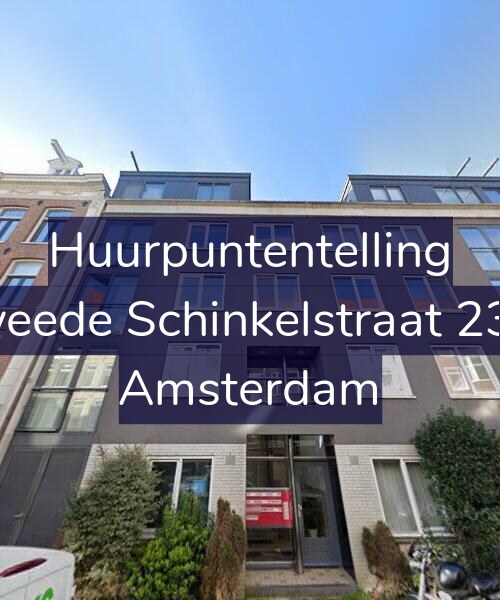 Foto gevel Huurpuntentelling voor Tweede Schinkelstraat 23-E, Amsterdam