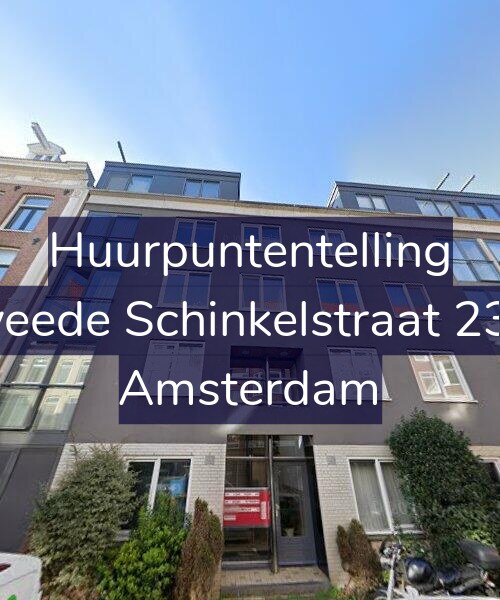 Foto gevel Huurpuntentelling voor Tweede Schinkelstraat 23-C, Amsterdam