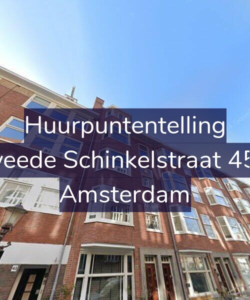 Foto gevel Huurpuntentelling voor Tweede Schinkelstraat 45-2, Amsterdam