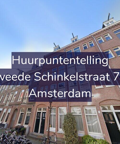 Foto gevel Huurpuntentelling voor Tweede Schinkelstraat 7-1, Amsterdam
