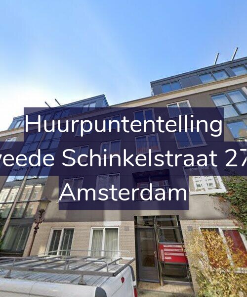 Foto gevel Huurpuntentelling voor Tweede Schinkelstraat 27-B, Amsterdam