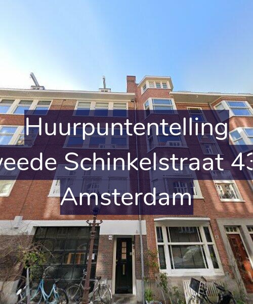 Foto gevel Huurpuntentelling voor Tweede Schinkelstraat 43-1, Amsterdam