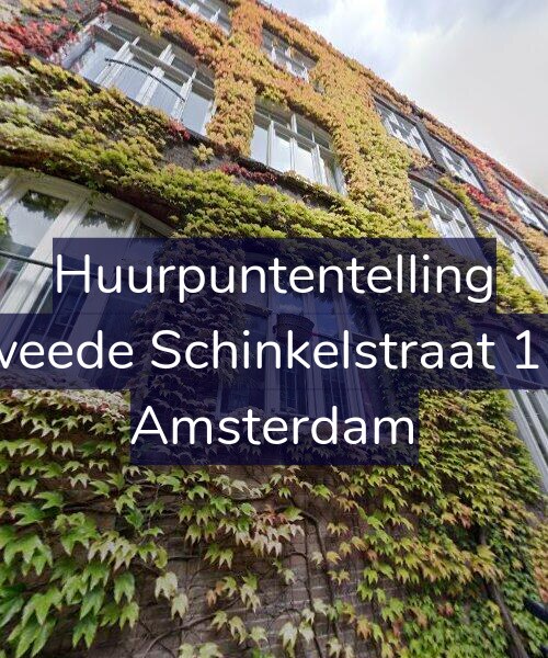 Foto gevel Huurpuntentelling voor Tweede Schinkelstraat 152, Amsterdam