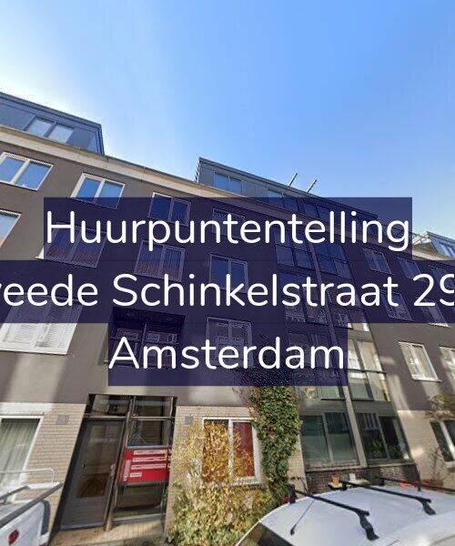 Foto gevel Huurpuntentelling voor Tweede Schinkelstraat 29-D, Amsterdam
