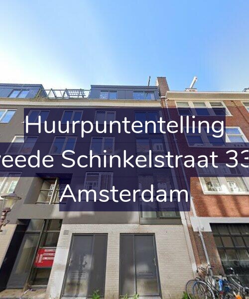 Foto gevel Huurpuntentelling voor Tweede Schinkelstraat 33-D, Amsterdam