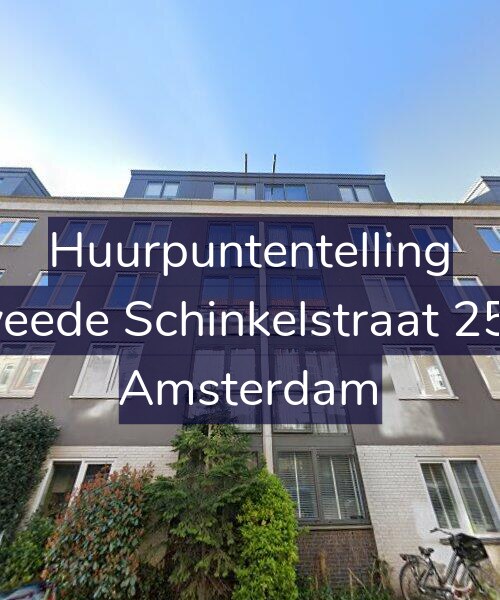 Foto gevel Huurpuntentelling voor Tweede Schinkelstraat 25-A, Amsterdam