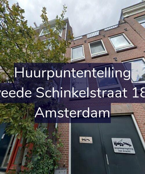 Foto gevel Huurpuntentelling voor Tweede Schinkelstraat 18-A, Amsterdam