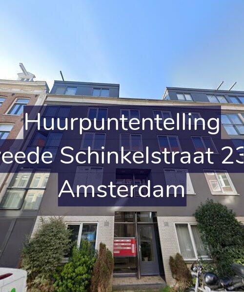 Foto gevel Huurpuntentelling voor Tweede Schinkelstraat 23-D, Amsterdam