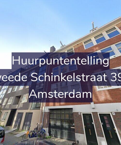Foto gevel Huurpuntentelling voor Tweede Schinkelstraat 39-1, Amsterdam