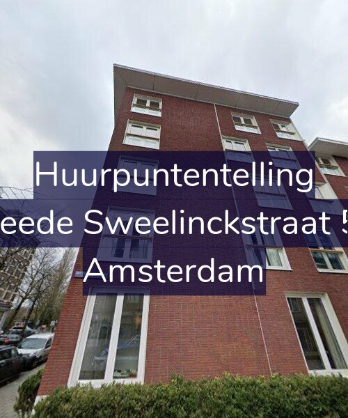 Foto gevel Huurpuntentelling voor Tweede Sweelinckstraat 5-C, Amsterdam