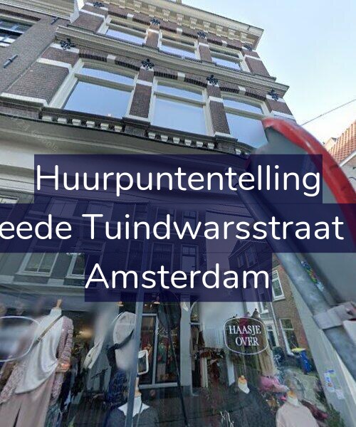 Foto gevel Huurpuntentelling voor Tweede Tuindwarsstraat 2-1, Amsterdam